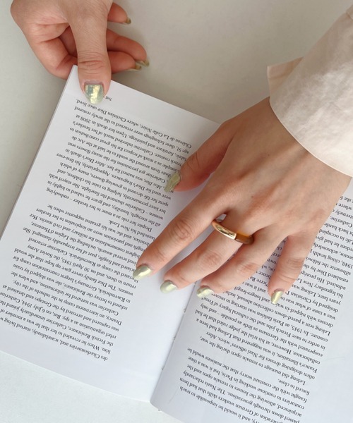 CLEA（クレア）の「メタルMIX 透明クリアリング（リング・レディース・ブラウン/シルバー/ゴールド・FREE）」の10枚目の写真