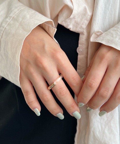 CLEA（クレア）の「メタルMIX 透明クリアリング（リング・レディース・ブラウン/シルバー/ゴールド・FREE）」の15枚目の写真