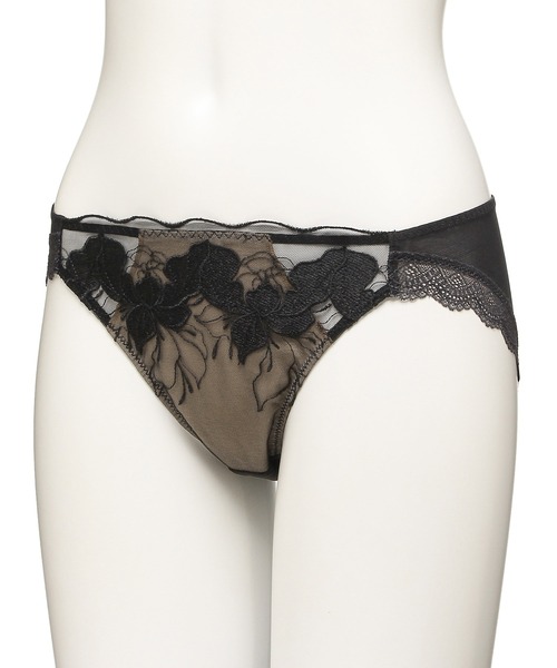 Chut！ INTIMATES（シュットインティメイツ）の「プッシュアップブラ ビキニショーツ (C379)（ショーツ・レディース・ブラック/ブルーグレー・M/L）」の10枚目の写真