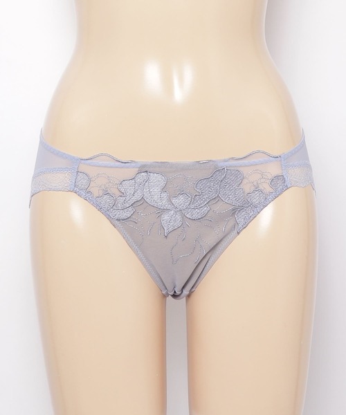 Chut！ INTIMATES（シュットインティメイツ）の「プッシュアップブラ ビキニショーツ (C379)（ショーツ・レディース・ブラック/ブルーグレー・M/L）」の3枚目の写真