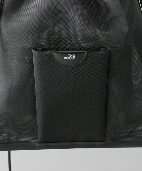 THE PURSE（ザパース  ）の「【THE PURSE(ザ・パース）】TULLE KNAPSACKナップサック（バックパック/リュック・レディース・ブラック/シルバー・FREE）」の9枚目の写真