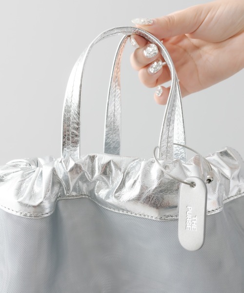 セール】【THE PURSE(ザ・パース）】TULLE KNAPSACKナップサック 