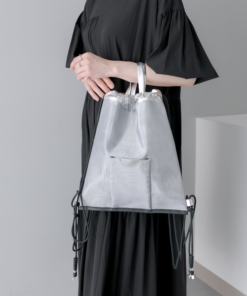 セール】【THE PURSE(ザ・パース）】TULLE KNAPSACKナップサック 