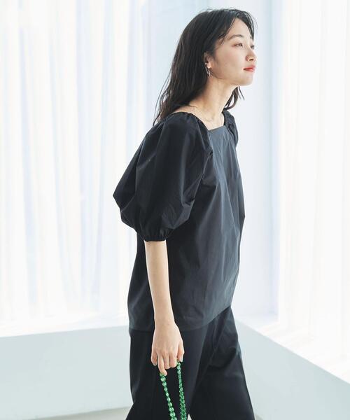 ※専用 5点おまとめ used×upcycle スクエアネックシャツ coen（コーエン）の「スクエアネックバックオープン5分袖ブラウス
