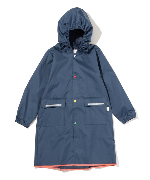 SHOO・LA・RUE(シューラルー)の「◆【Wpc.】花柄キッズレインコート(その他アウター・キッズ・ネイビー/レッド系2・83)」の2枚目の写真