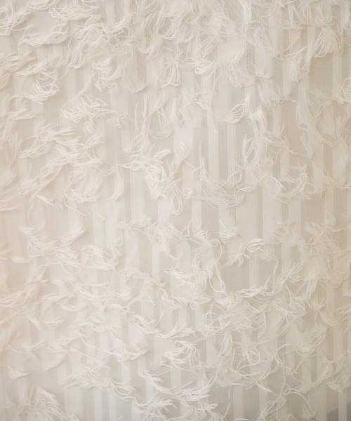 PUAL CE CIN（ピュアルセシン）の「ジャガードフリンジプルオーバーブラウス（シャツ/ブラウス・レディース・ナチュラル/ブラック・FREE）」の10枚目の写真