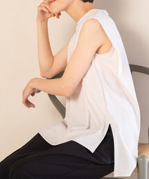 NOLLEY’S | アクティビティシリーズ《高機能素材》UVカットトリコットノースリーブTシャツ(Tシャツ/カットソー)