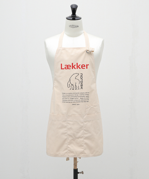 非売品　Nordisk コットンエプロン クマロゴ付き 非売品 Nordisk コットンエプロン クマロゴ付き 非売品 Nordisk