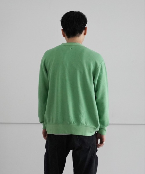 FilMelange(フィルメランジェ)の「Fil Melange CLAYTON(カーディガン/ボレロ・メンズ・グリーン/ネイビー・4)」の3枚目の写真