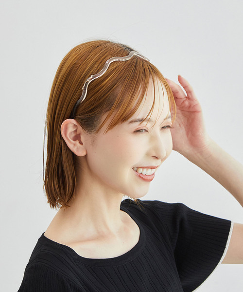 ROPE' PICNIC（ロペピクニック）の「ニュアンスマーブルカラーカチューシャ（カチューシャ・レディース・ライトグレー/ベージュ系その他・FREE）」の10枚目の写真