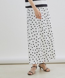 SALON adam et rope' | ドットプリントフレアスカート(スカート)