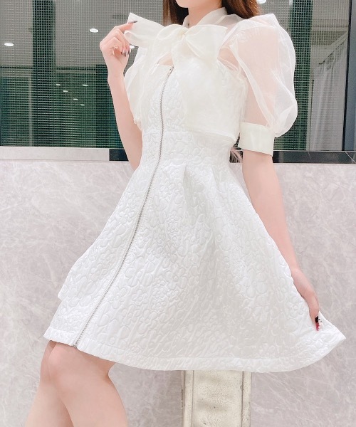 PAIN（ペイン）の「フロントジップデイジーキャミドレス（ワンピース・レディース・ピンク/ホワイト/ブラック・FREE）」の17枚目の写真