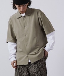 ROOT THREE（ルートスリー）の「ROOT THREE ストレッチ 吸汗速乾 レギュラーカラー 半袖 シャツ（シャツ/ブラウス）」