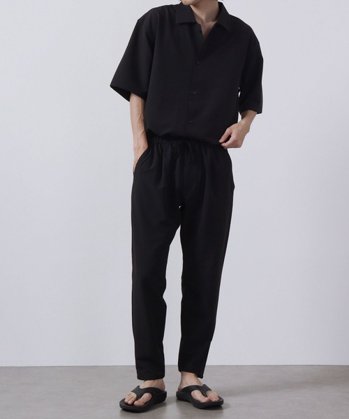 ROOT THREE（ルートスリー）の「ROOT THREE ストレッチ 吸汗速乾 レギュラーカラー 半袖 シャツ（シャツ/ブラウス・メンズ・ライトカーキ/ベージュ/ブラック・L/LL/M）」の16枚目の写真