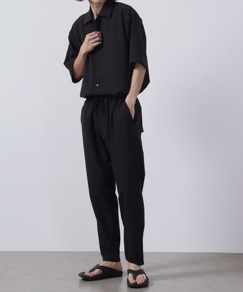 ROOT THREE（ルートスリー）の「ROOT THREE ストレッチ 吸汗速乾 レギュラーカラー 半袖 シャツ（シャツ/ブラウス・メンズ・ライトカーキ/ベージュ/ブラック・L/LL/M）」の18枚目の写真