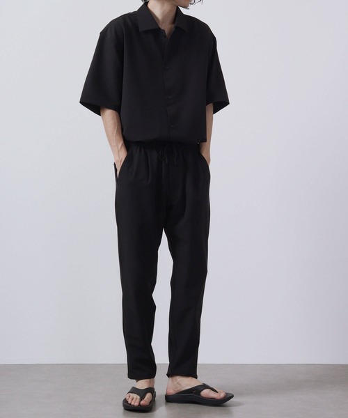 ROOT THREE（ルートスリー）の「ROOT THREE ストレッチ 吸汗速乾 レギュラーカラー 半袖 シャツ（シャツ/ブラウス・メンズ・ライトカーキ/ベージュ/ブラック・L/LL/M）」の17枚目の写真