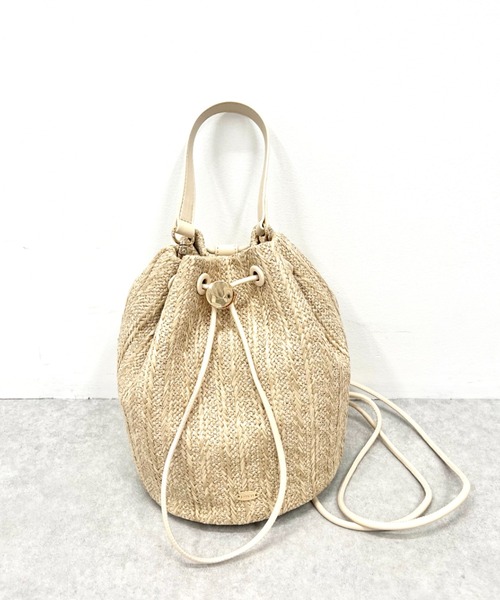 Chico（チコ）の「ペーパーナップサック（バックパック/リュック・レディース・ベージュ/ベージュ系その他/アイボリー・FREE）」の7枚目の写真