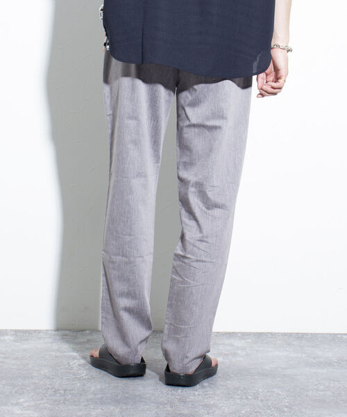 GLOSTER（グロスター）の「【GLOSTER/グロスター】SORONA(R) リネンイージーパンツ テーパード（その他パンツ・メンズ・グレイッシュベージュ/グレー/サックスブルー・S/M/L）」の13枚目の写真