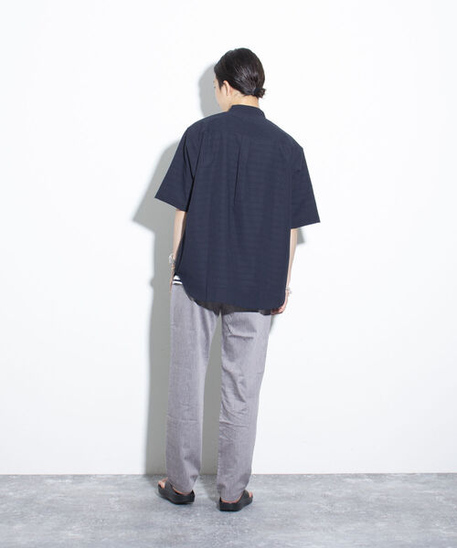 GLOSTER（グロスター）の「【GLOSTER/グロスター】SORONA(R) リネンイージーパンツ テーパード（その他パンツ・メンズ・グレイッシュベージュ/グレー/サックスブルー・S/M/L）」の18枚目の写真