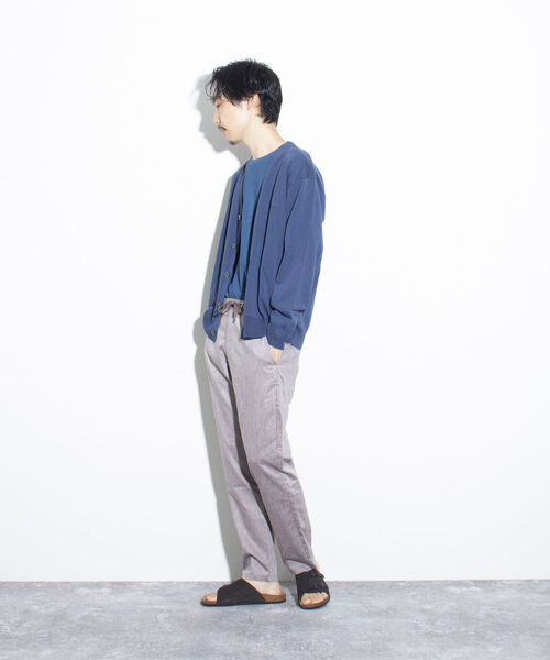 GLOSTER（グロスター）の「【GLOSTER/グロスター】SORONA(R) リネンイージーパンツ テーパード（その他パンツ・メンズ・グレイッシュベージュ/グレー/サックスブルー・S/M/L）」の10枚目の写真