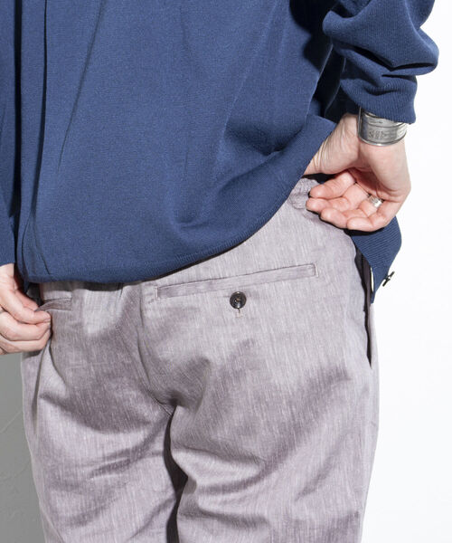 GLOSTER（グロスター）の「【GLOSTER/グロスター】SORONA(R) リネンイージーパンツ テーパード（その他パンツ・メンズ・グレイッシュベージュ/グレー/サックスブルー・S/M/L）」の20枚目の写真