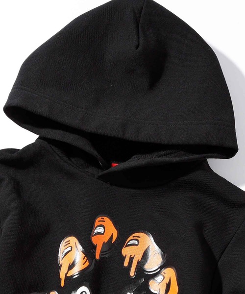DIESEL KIDS(ディーゼルキッズ)の「DIESEL(ディーゼル)Kids & Junior ブランドロゴブリント長袖パーカーオーバーフーディー(パーカー・キッズ・オレンジ/ホワイト/ブラック・4Y/10Y/8Y/12Y/14Y/16Y)」の6枚目の写真