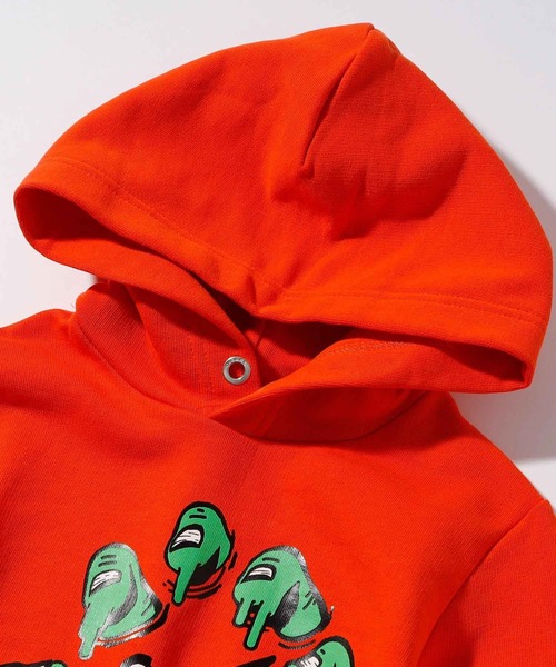 DIESEL KIDS(ディーゼルキッズ)の「DIESEL(ディーゼル)Kids & Junior ブランドロゴブリント長袖パーカーオーバーフーディー(パーカー・キッズ・オレンジ/ホワイト/ブラック・4Y/10Y/8Y/12Y/14Y/16Y)」の10枚目の写真