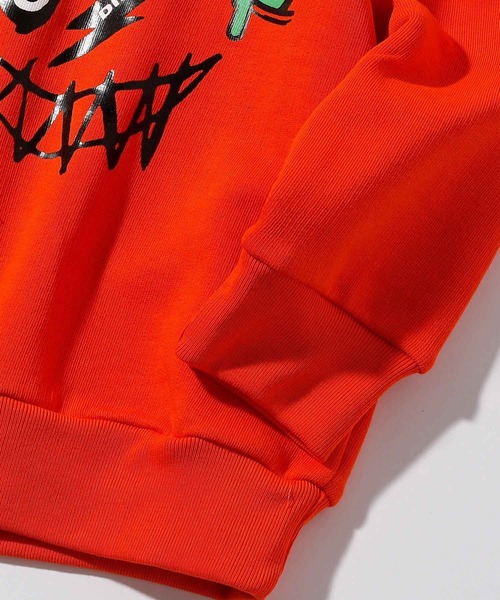 DIESEL KIDS(ディーゼルキッズ)の「DIESEL(ディーゼル)Kids & Junior ブランドロゴブリント長袖パーカーオーバーフーディー(パーカー・キッズ・オレンジ/ホワイト/ブラック・4Y/10Y/8Y/12Y/14Y/16Y)」の12枚目の写真