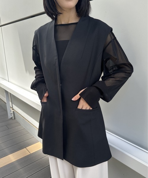 A part by（アパートバイ）の「ペプラムベスト（ベスト）」 - WEAR