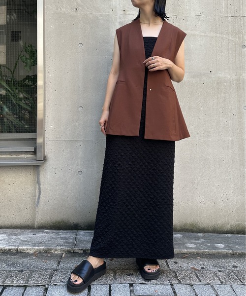 A part by（アパートバイ）の「ペプラムベスト（ベスト）」 - WEAR