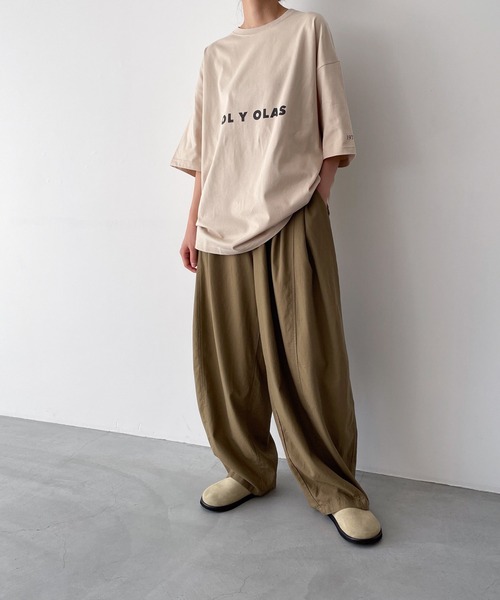 CANAL JEAN(キャナルジーン)の「1975 TOKYO SOL Y OLAS半袖Tシャツ(Tシャツ/カットソー・レディース・サンドベージュ/ホワイト/ブラック・LARGE/X-LARGE)」の13枚目の写真