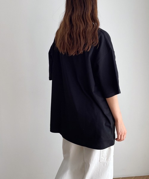 CANAL JEAN(キャナルジーン)の「1975 TOKYO SOL Y OLAS半袖Tシャツ(Tシャツ/カットソー・レディース・サンドベージュ/ホワイト/ブラック・LARGE/X-LARGE)」の6枚目の写真