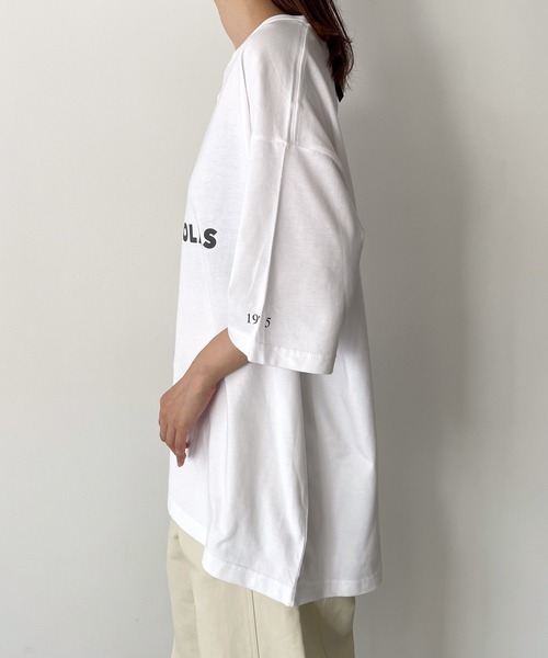 CANAL JEAN(キャナルジーン)の「1975 TOKYO SOL Y OLAS半袖Tシャツ(Tシャツ/カットソー・レディース・サンドベージュ/ホワイト/ブラック・LARGE/X-LARGE)」の22枚目の写真