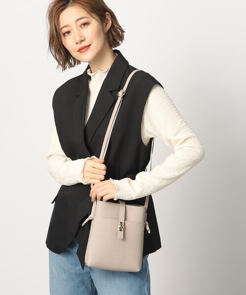 grove（グローブ）の「◆ちょっとしたお出かけに便利なミニサイズショルダー（ショルダーバッグ・レディース・ブルー/ライトグレー/キャメル/ダークグレー/ブラック・00）」の10枚目の写真