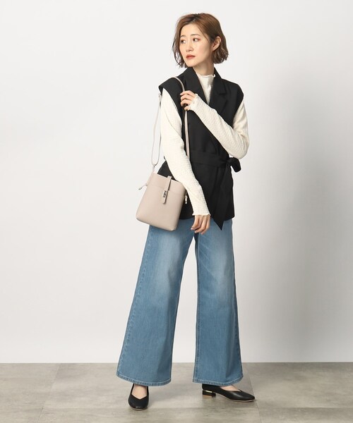 grove（グローブ）の「◆ちょっとしたお出かけに便利なミニサイズショルダー（ショルダーバッグ・レディース・ブルー/ライトグレー/キャメル/ダークグレー/ブラック・00）」の11枚目の写真