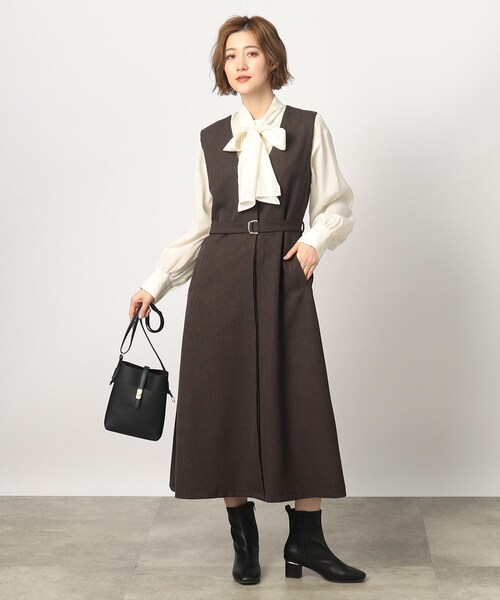 grove（グローブ）の「◆ちょっとしたお出かけに便利なミニサイズショルダー（ショルダーバッグ・レディース・ブルー/ライトグレー/キャメル/ダークグレー/ブラック・00）」の17枚目の写真