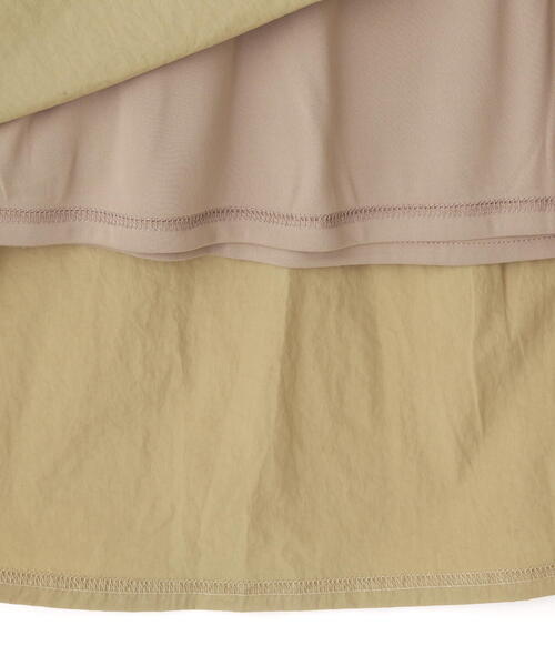 FREE'S MART（フリーズマート）の「◆ウエストドロストティアードスカート（スカート・レディース・ホワイト/ベージュ/ブラック・MEDIUM/SMALL）」の17枚目の写真