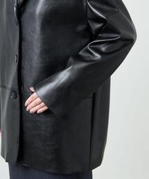 【MARW UNITED ARROWS】レザージャケット MARW UNITED ARROWS＞レザーライク ジャケット