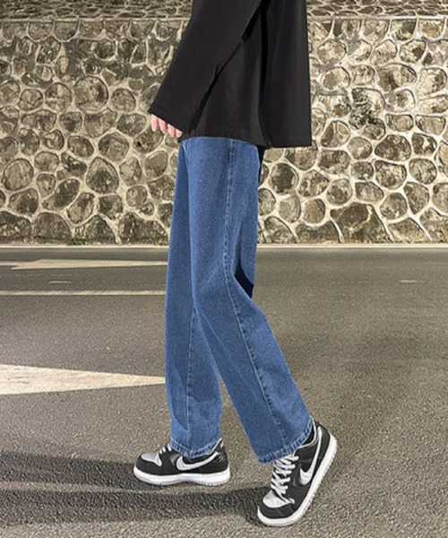 Burner(バーナー)の「【OKUOKU 0909】ゆったりシルエット ストレート デニム oku-bottom-704358596280-28(デニムパンツ・メンズ・ライトブルー/ブルー/ブラック/グレー・M/S/L)」の11枚目の写真