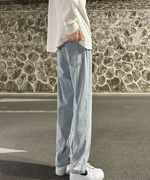 Burner(バーナー)の「【OKUOKU 0909】ゆったりシルエット ストレート デニム oku-bottom-704358596280-28(デニムパンツ・メンズ・ライトブルー/ブルー/ブラック/グレー・M/S/L)」の9枚目の写真