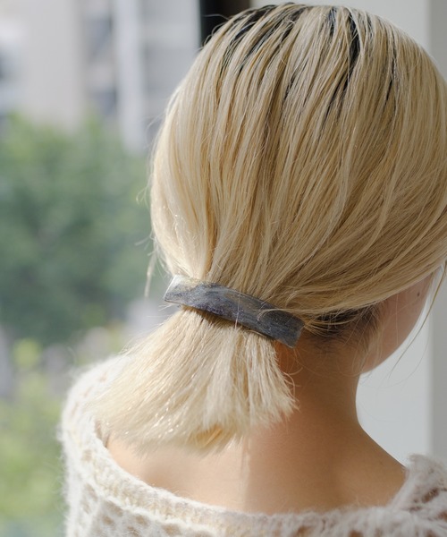 Kastane（カスタネ）の「バレッタSET（バレッタ/ヘアクリップ・レディース・シルバー/グレー/ブルー・FREE）」の11枚目の写真