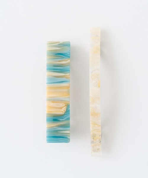 Kastane（カスタネ）の「バレッタSET（バレッタ/ヘアクリップ・レディース・シルバー/グレー/ブルー・FREE）」の21枚目の写真