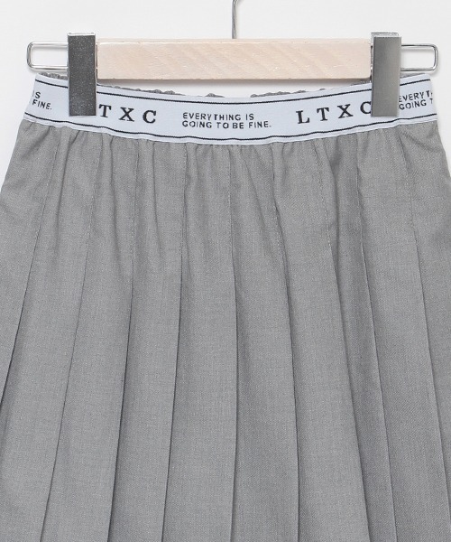 LOVETOXIC（ラブトキシック）の「【LTXC】ウエストロゴプリーツ
