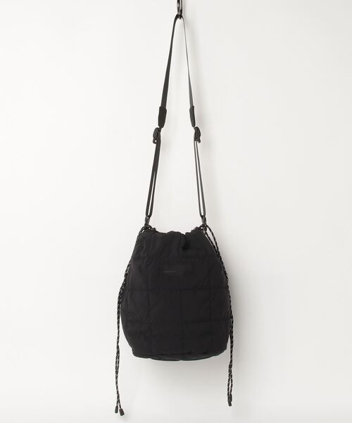 【ADAMPATEK】square quilt mini drawstring bag/スクエアキルティングミニ巾着ショルダーバッグ(ショルダーバッグ)|ADAM PATEK(アダムパテック)
