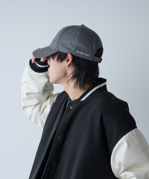 COLONY 2139（コロニートゥーワンスリーナイン）の「メルトンロゴ刺繍キャップ（キャップ・メンズ・ブラック/グリーン/グレー・FREE）」の16枚目の写真