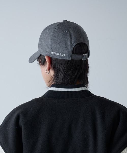 COLONY 2139（コロニートゥーワンスリーナイン）の「メルトンロゴ刺繍キャップ（キャップ・メンズ・ブラック/グリーン/グレー・FREE）」の17枚目の写真