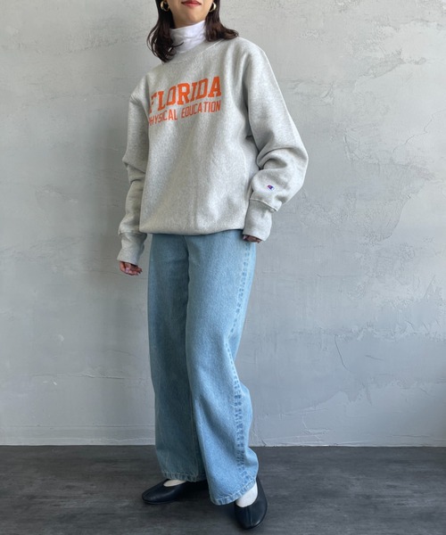 HANES（ヘインズ）の「[HANES/ヘインズ] UNDIES PLUS+ ソフトフィットタートルネックTシャツ（Tシャツ/カットソー・レディース・ブラック/ホワイト・F）」の6枚目の写真