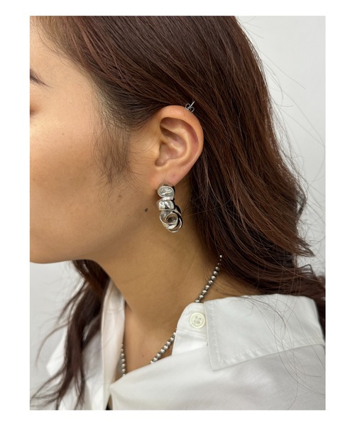 Six M（シックスエム）の「【Six M/シックスエム】Six M3PSセットピアス（ネックレス・レディース・ゴールド/シルバー・FREE）」の4枚目の写真