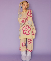 Candy Stripper | ADORABLE FLOWER KNIT パンツ(その他パンツ)