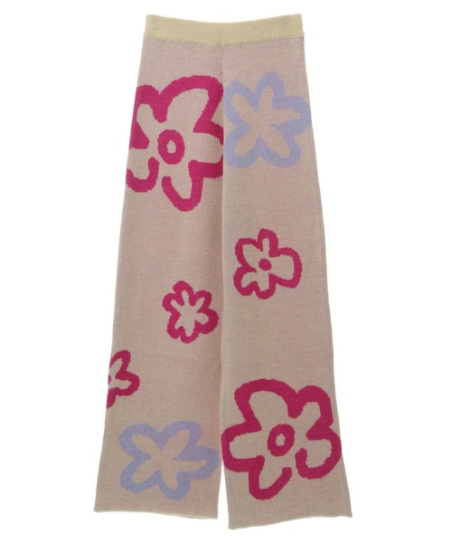 Candy Stripper（キャンディストリッパー）の「ADORABLE FLOWER KNIT パンツ（その他パンツ・レディース・ブラック/アイボリー/グリーン・2）」の20枚目の写真